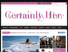 Tablet Screenshot of certainlyher.com